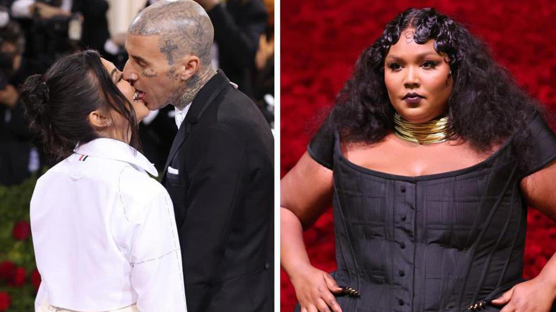 Lizzo wants to be in the middle of Kourtney Kardashian and Travis Barker’s PDA