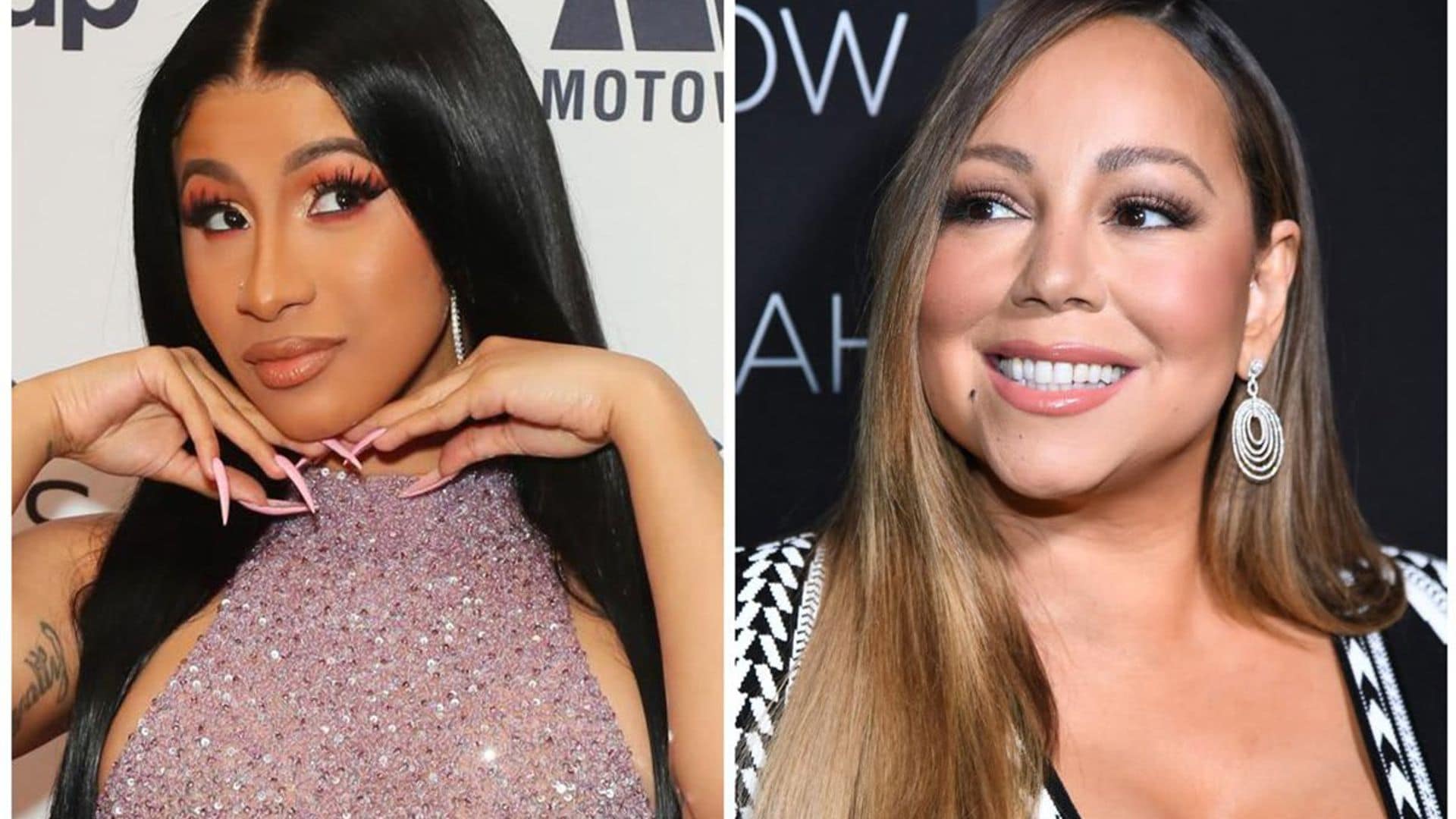 Cardi B tells Mariah Carey she grew up listening to ‘Barney and Disney music’