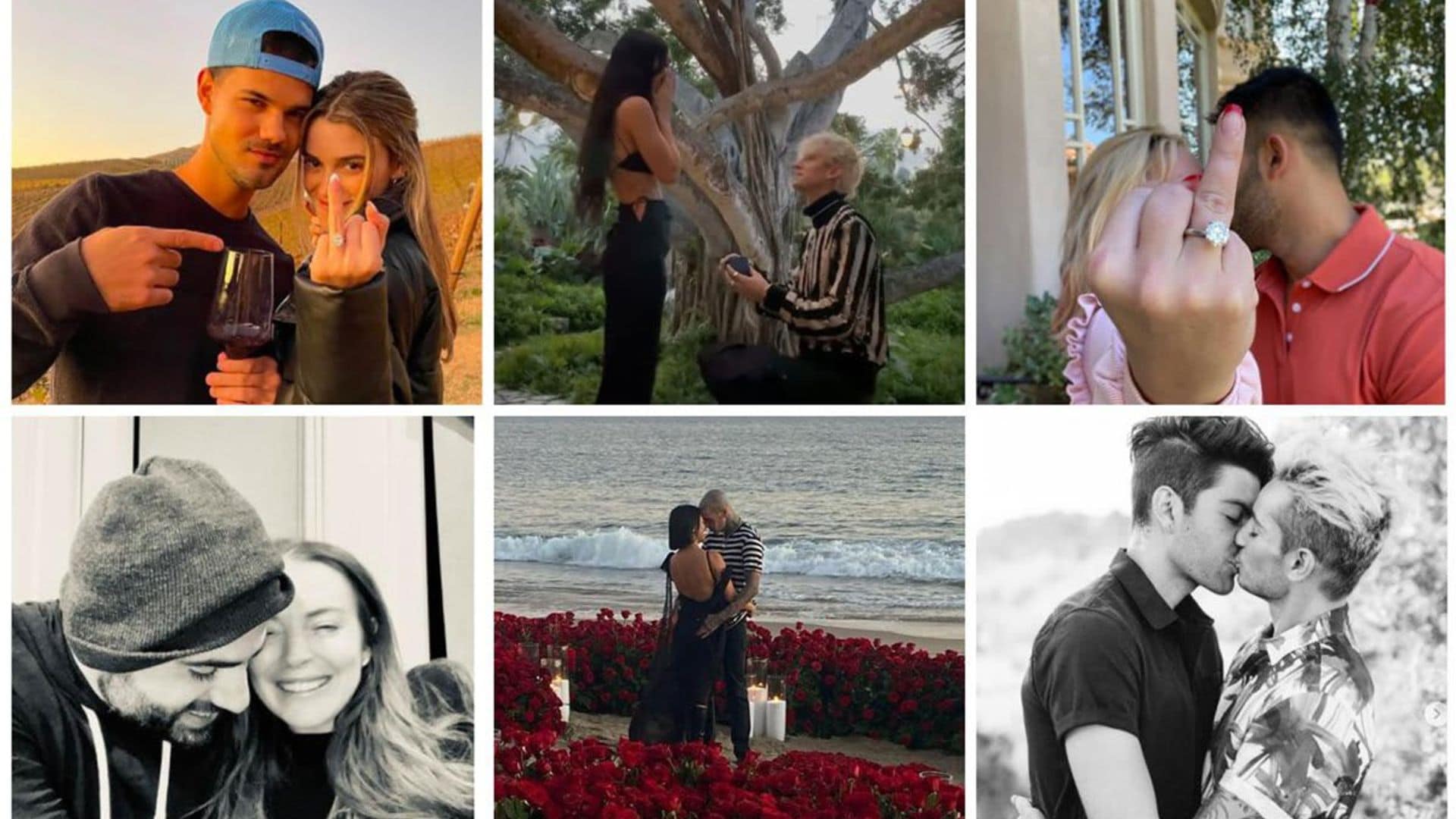 The recent celebrity proposals that broke the internet