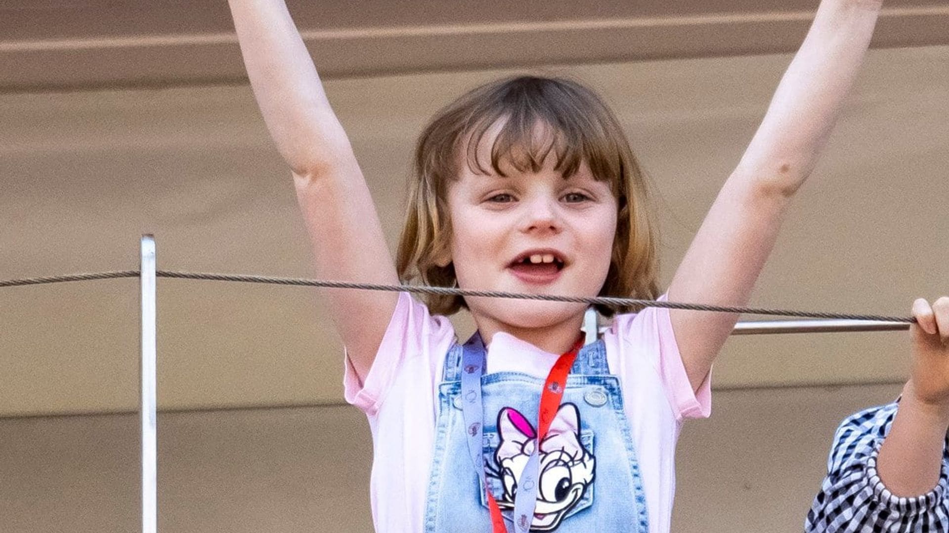 Princess Gabriella of Monaco, 6, cut her own hair!