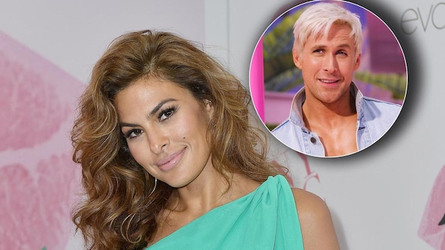 Eva Mendes had the best reaction to the photo of Ryan Gosling as Ken