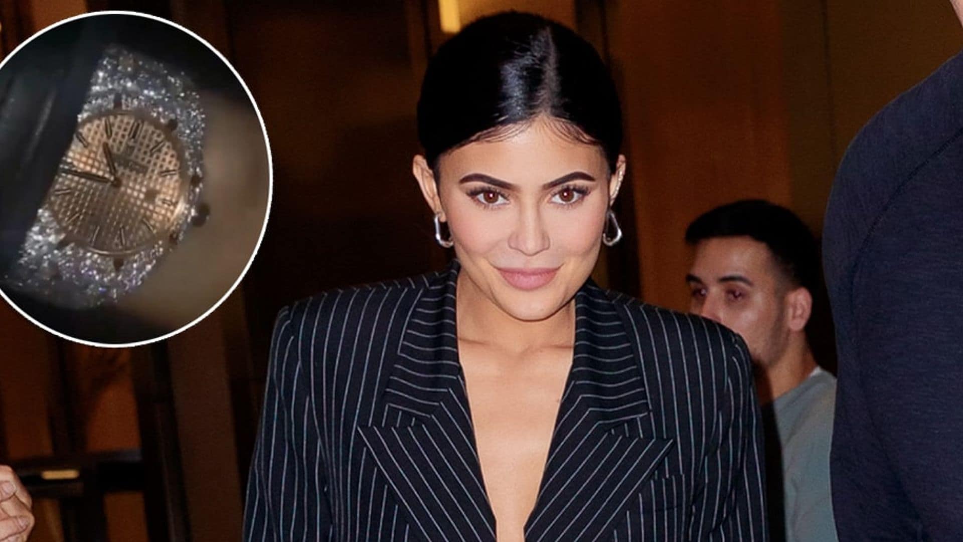 Kylie Jenner diamond watch