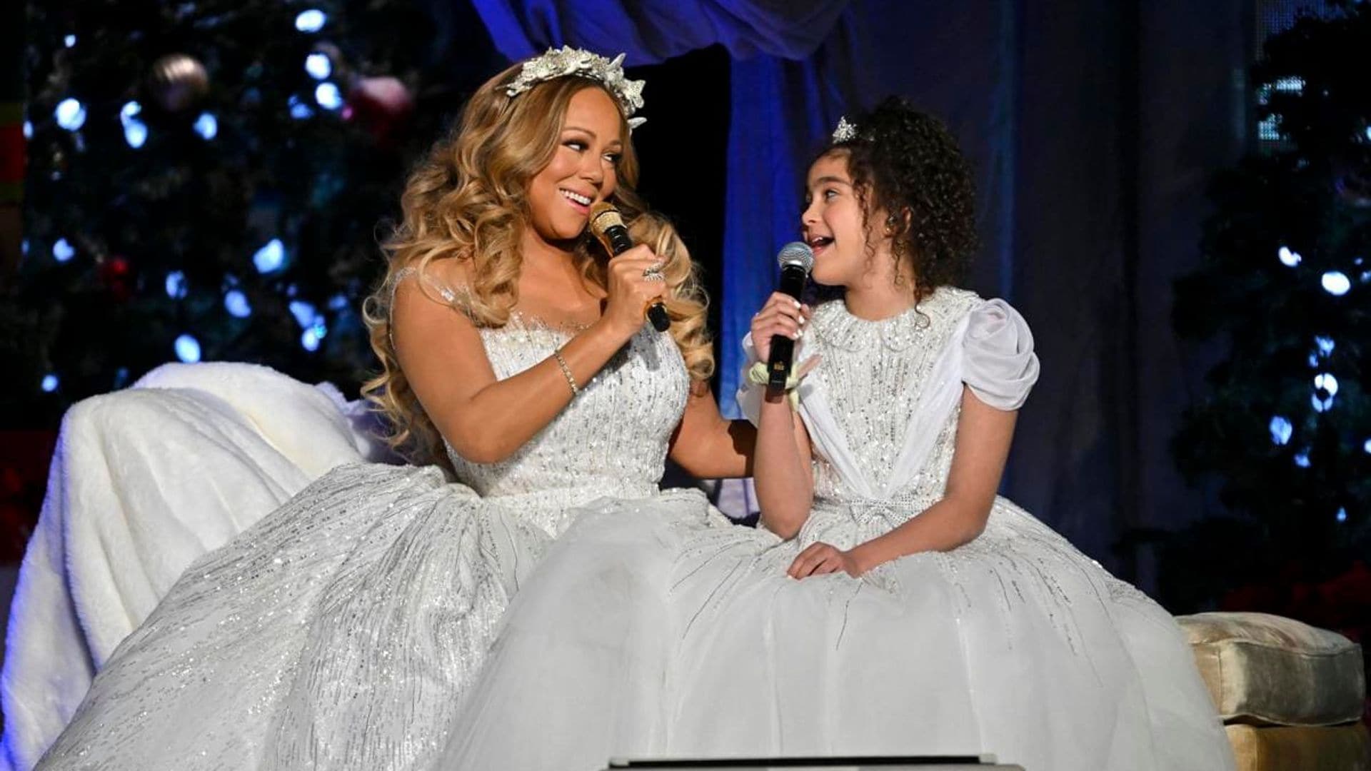 Mariah Carey and her daughter, Monroe, belted a classic holiday song while wearing matching outfits [VIDEO]