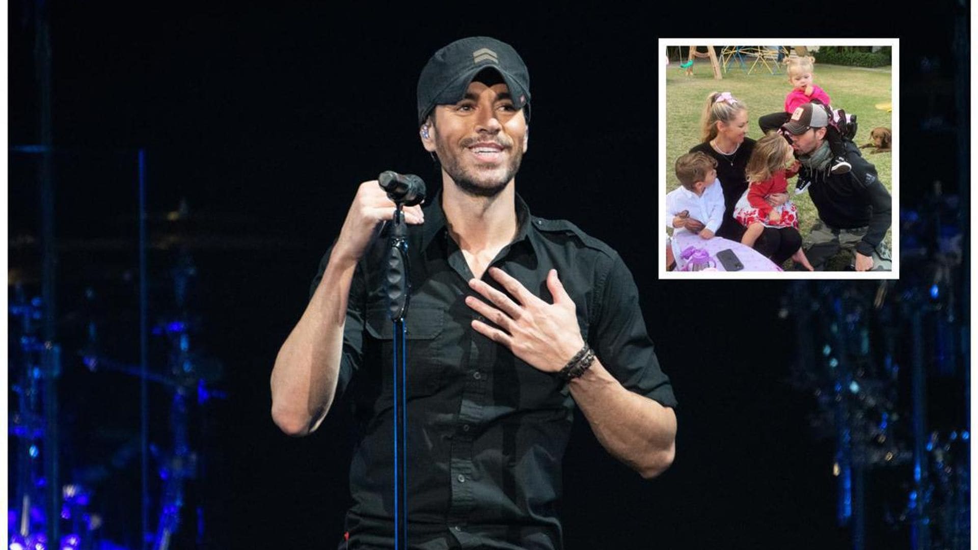 Enrique Iglesias reveals his kid’s go-to song when on the car