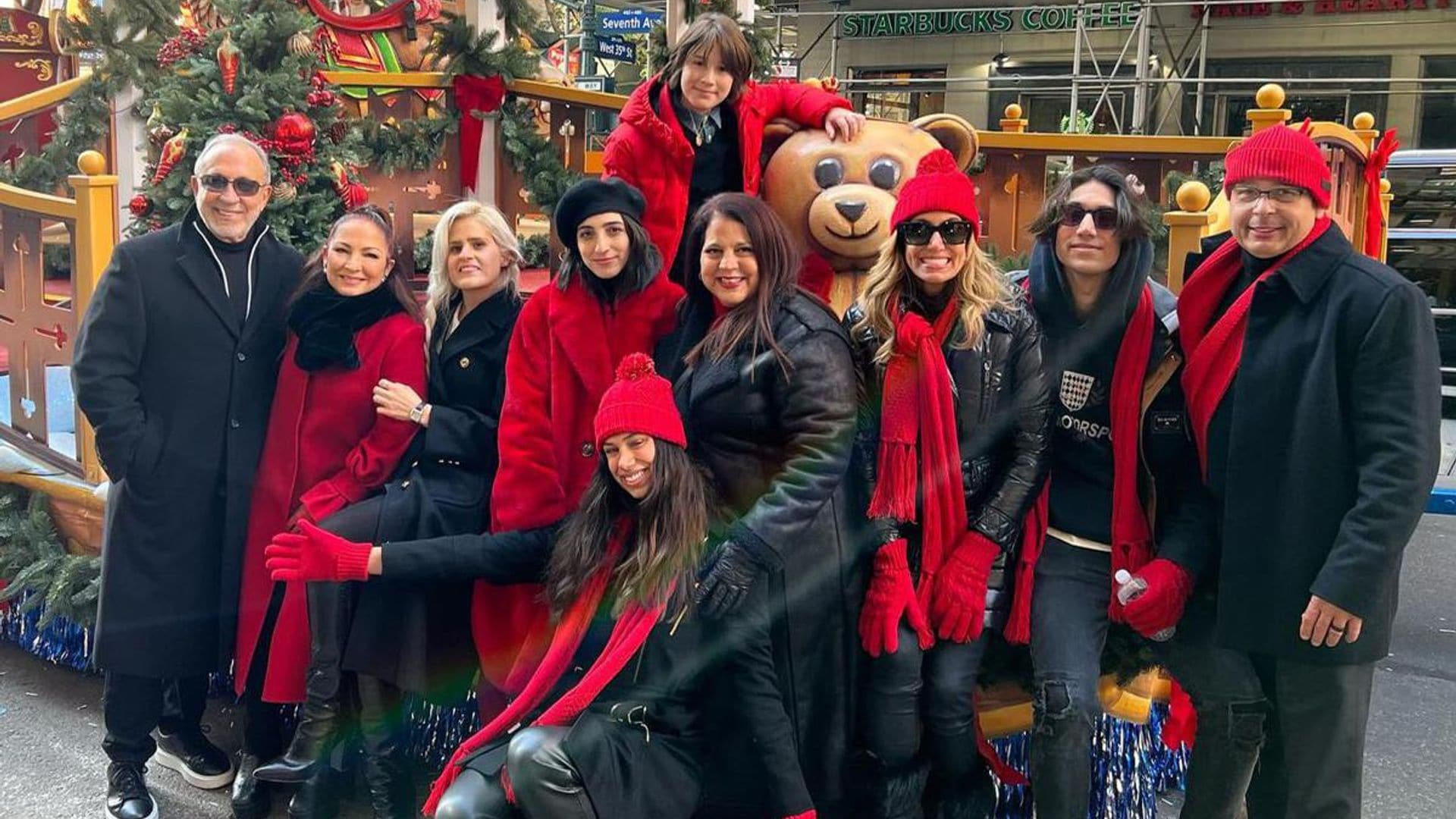 The Estefans add Latin flavor to the iconic Thanksgiving parade in New York