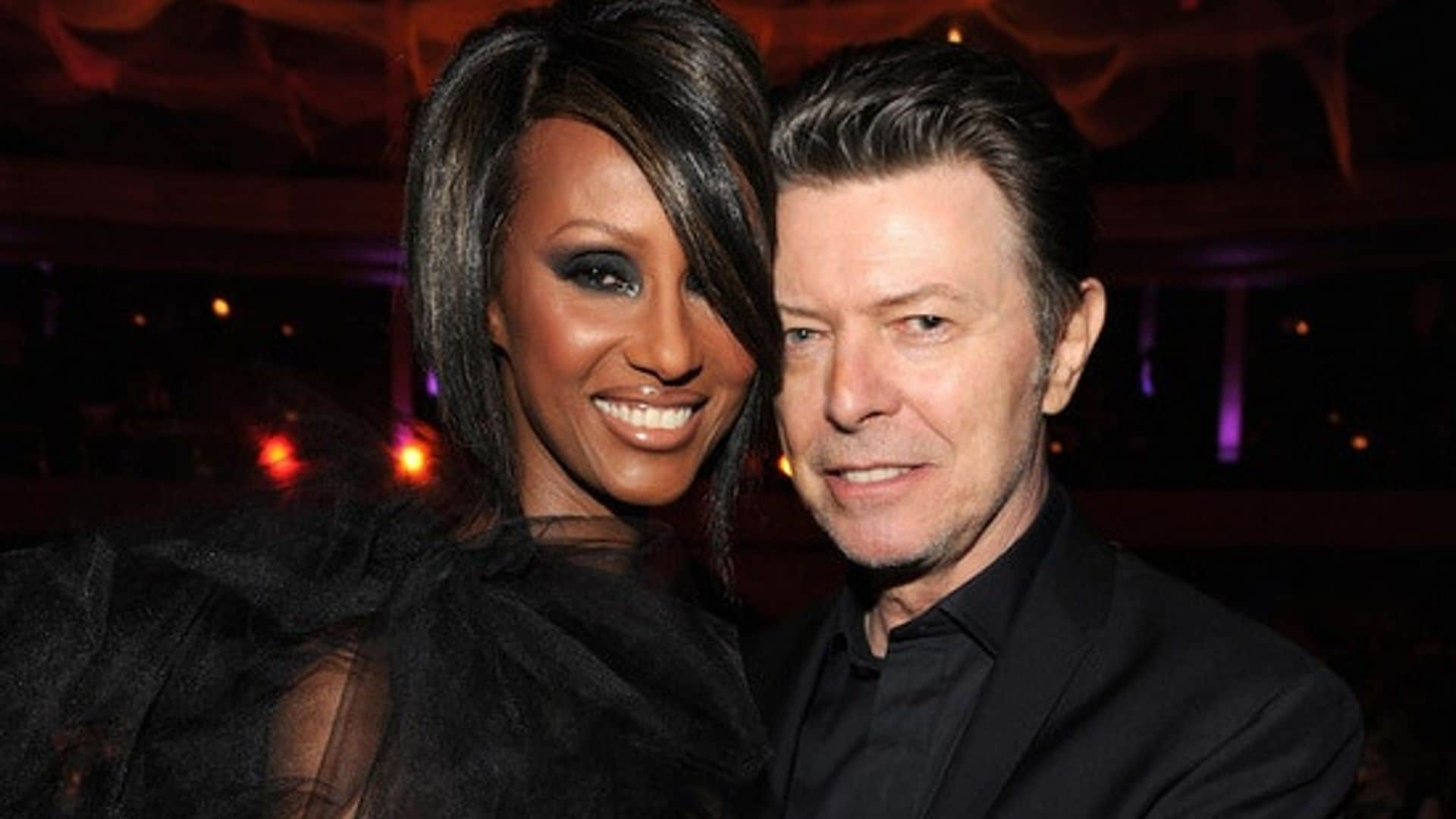 Iman seen for first time since husband David Bowie's death