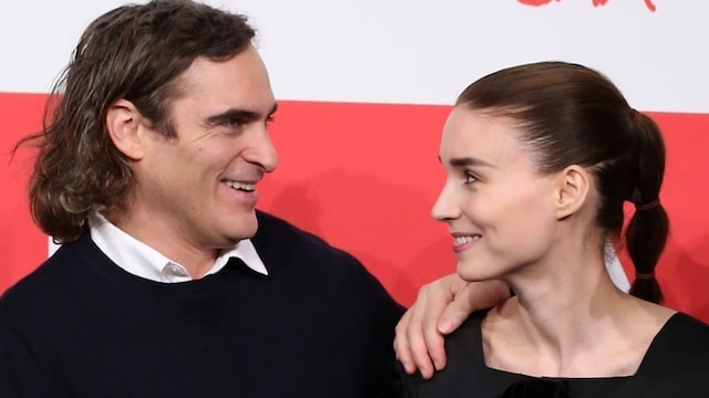 Joaquin Phoenix opened up about his relationship with Rooney Mara in a piece for The New York Times, revealing that he and his <i>Mary Magdalene</i> co-star have moved in together. Joaquin said he and Rooney are sharing a home in the Hollywood Hills.
Photo: Getty Images