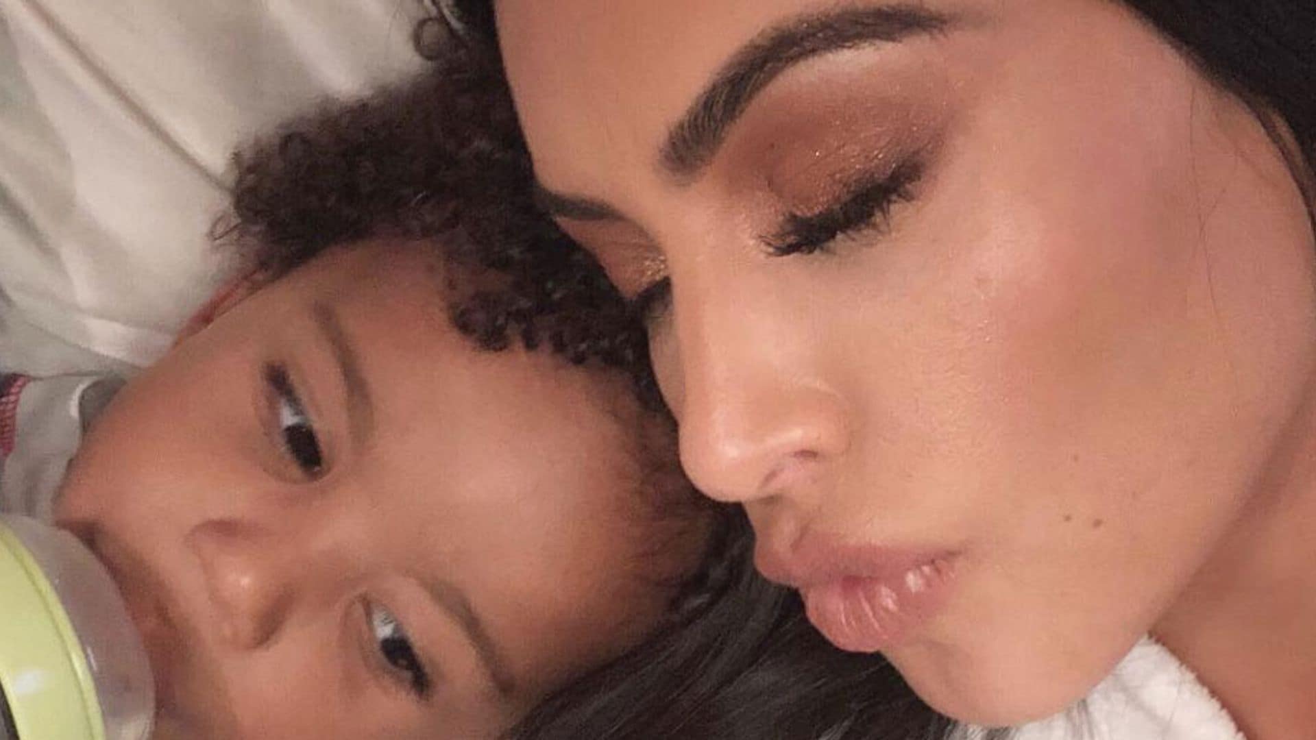 Kim Kardashian and Saint West