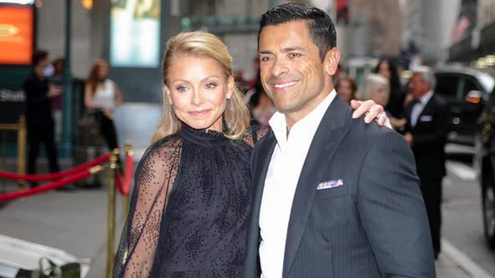 Kelly Ripa and Mark Consuelos attend 2019 TrevorLIVE New