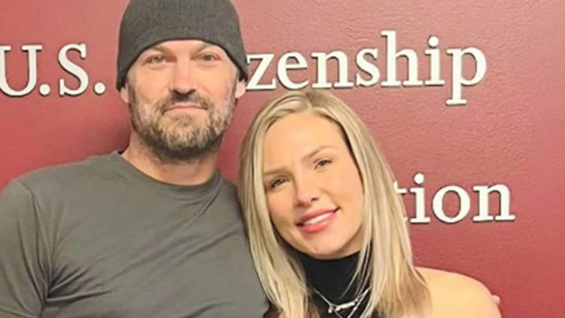 Emotional reaction: Brian Austin Green’s girlfriend Sharna Burgess becomes U.S. citizen