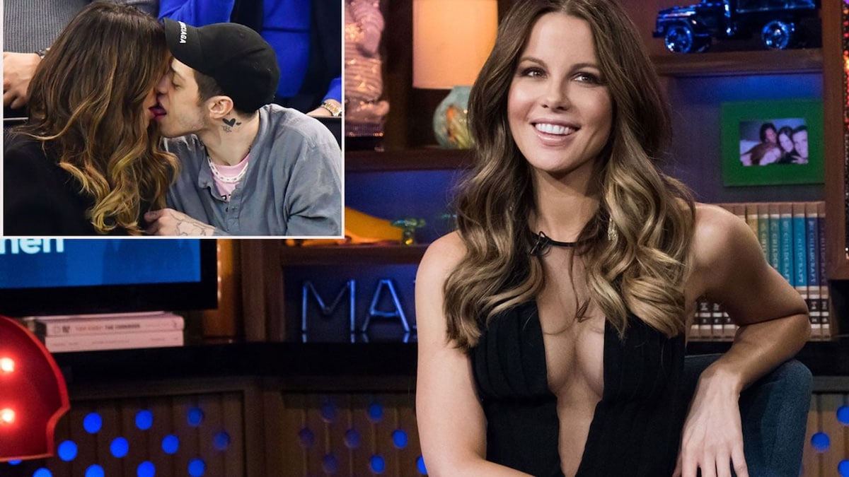 Kate Beckinsale reacts to meme about Pete Davidson kiss