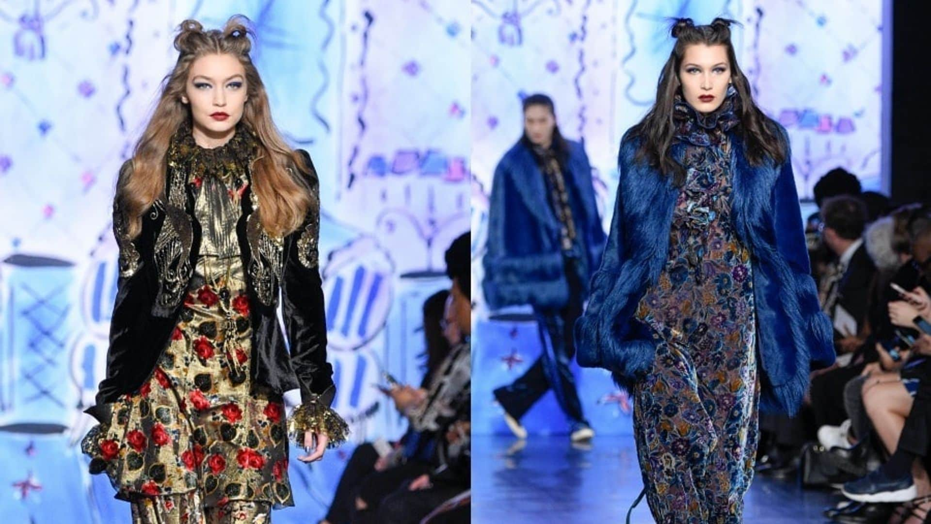 Gigi and Bella Hadid share the runway at Anna Sui, plus more New York Fashion Week highlights