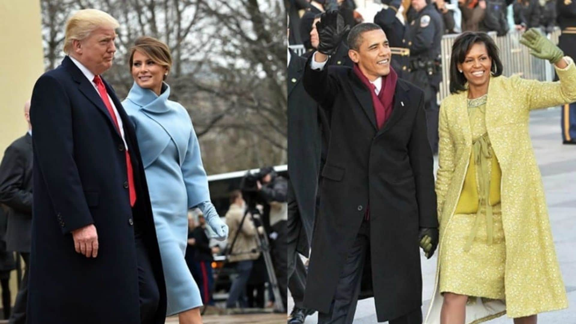 Melania Trump and Michelle Obama: How their inauguration style compares