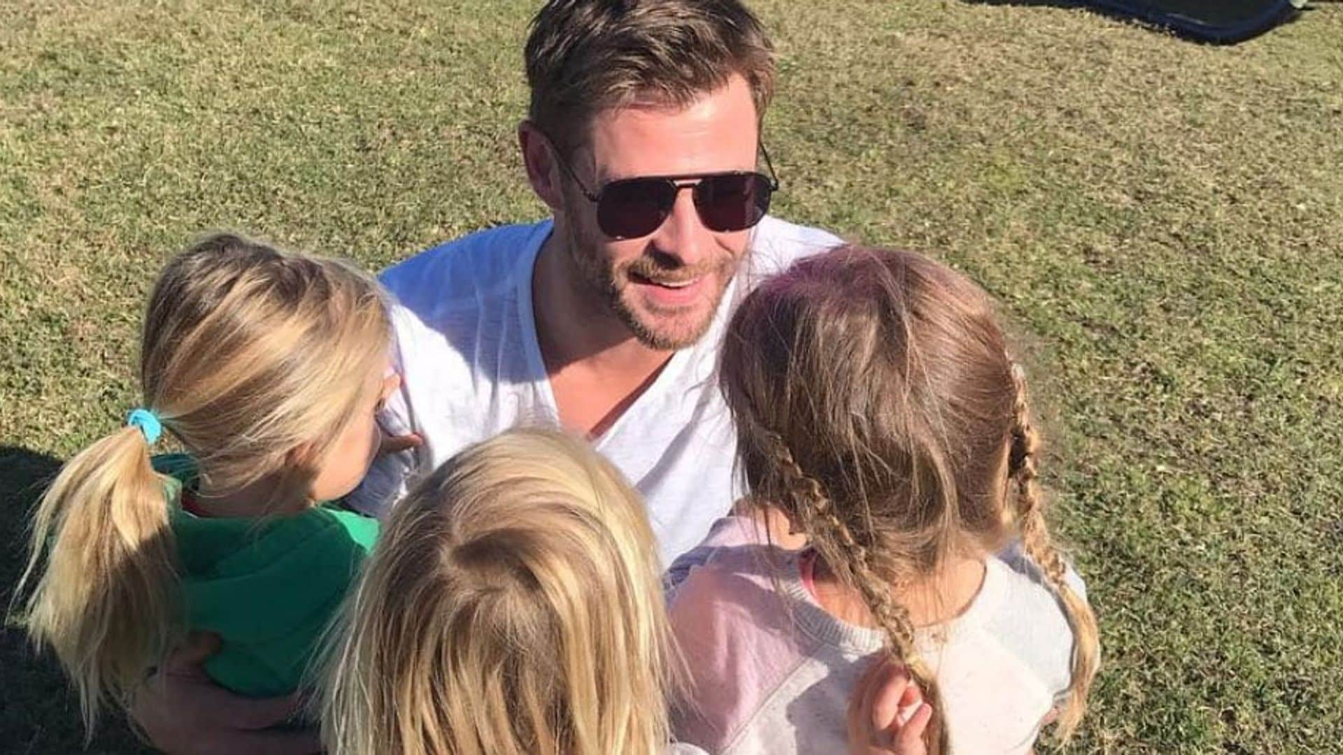 How Chris Hemsworth snuck into the movie theatre so his children could see "Avengers: Endgame'