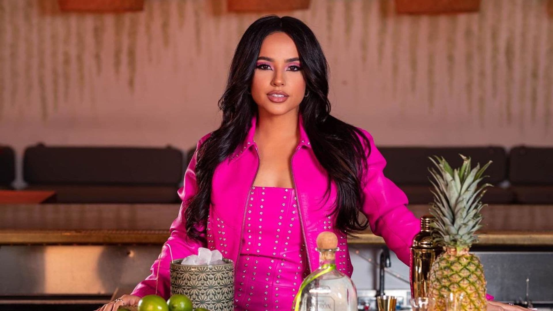 Becky G celebrates National Margarita day