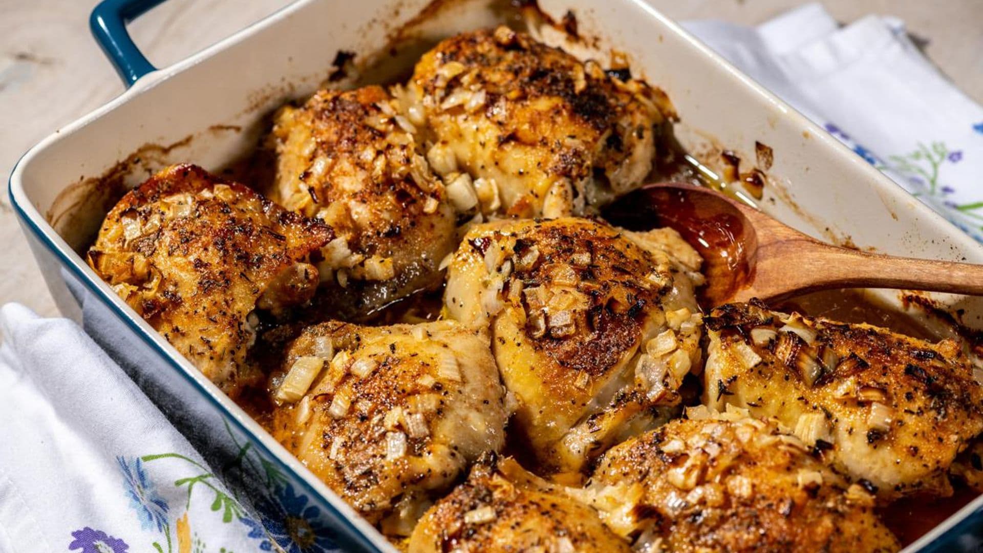 Recipe: Easy Baked Chicken Thighs