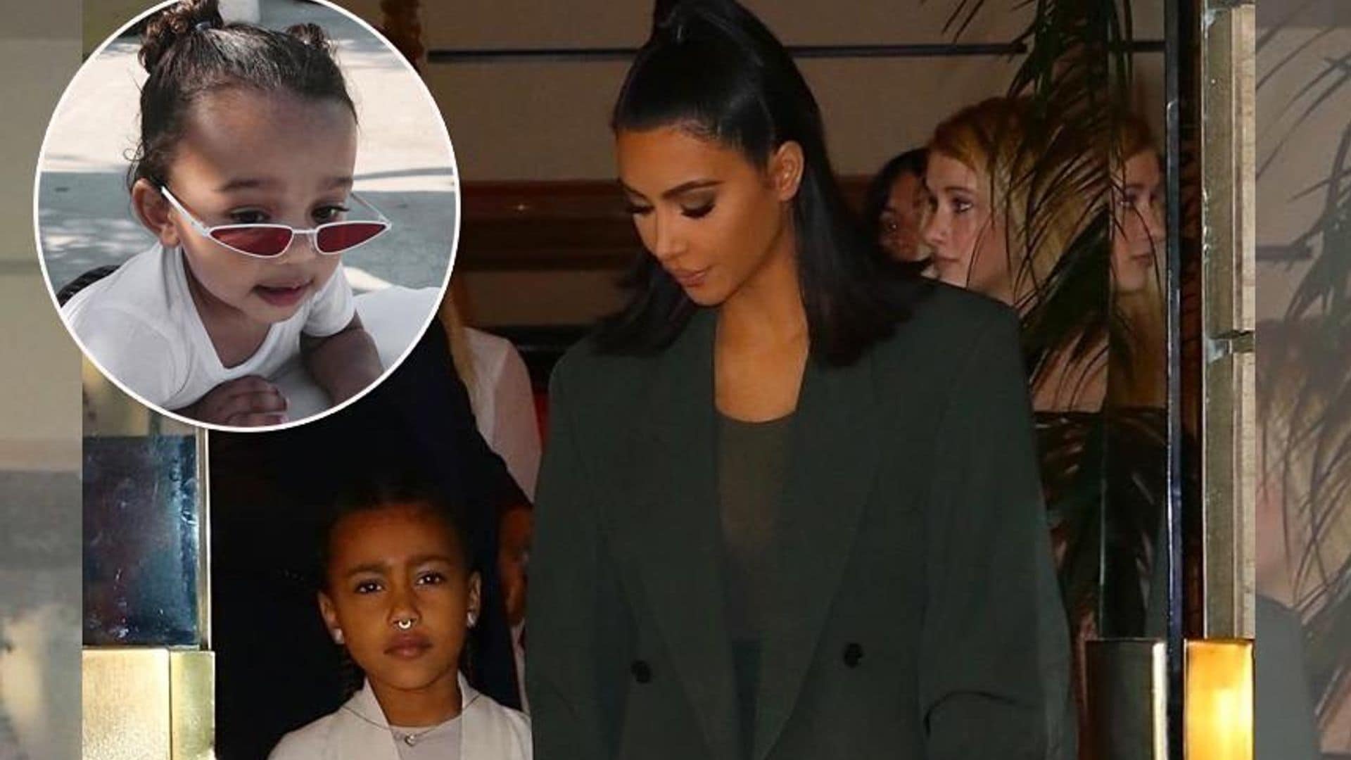 Little influencers! Kim Kardashian's daughters North West and Chicago rock '90s style