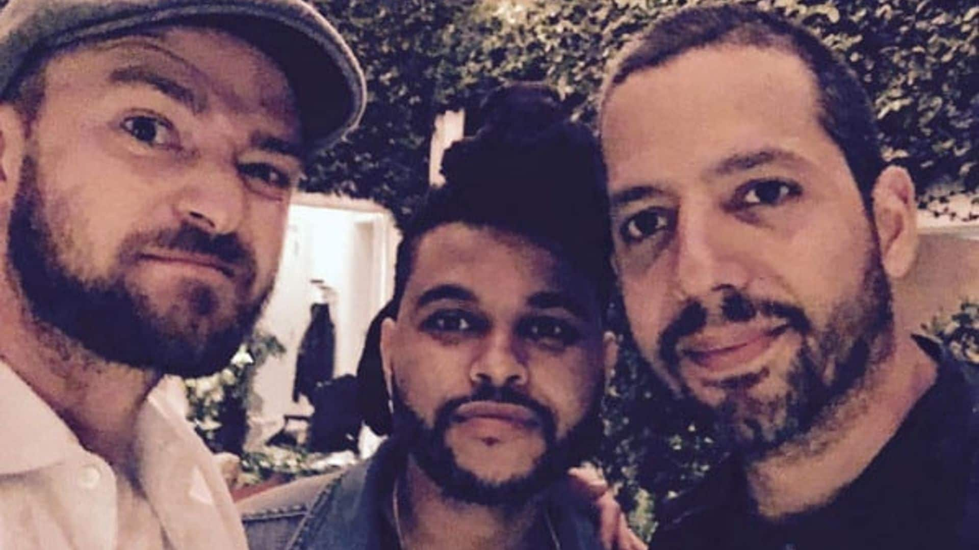 Justin Timberlake, The Weeknd and David Blaine have a magical boys' night out