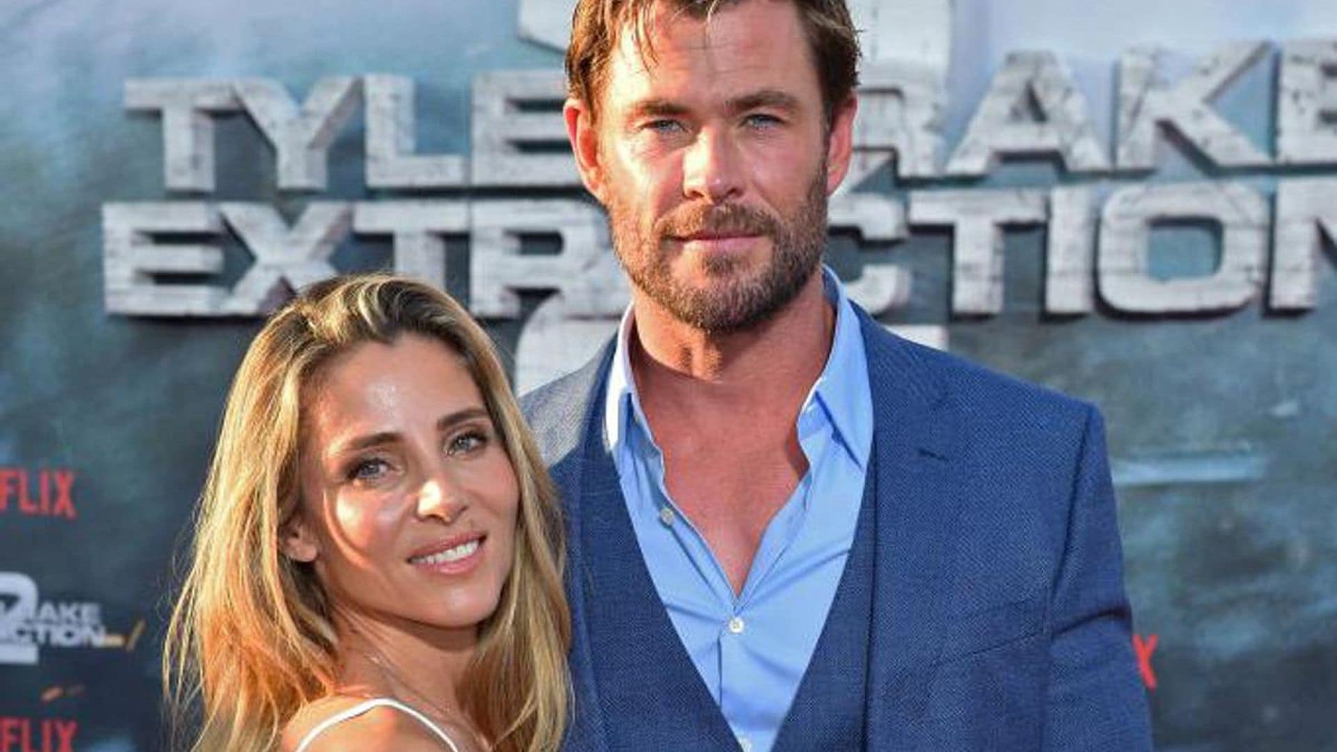 Elsa Pataky & Chris Hemsworth look ripped in new family beach photos