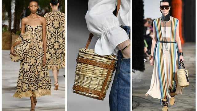 Summer fashion trends are all-in on raffia purses as the star accessory