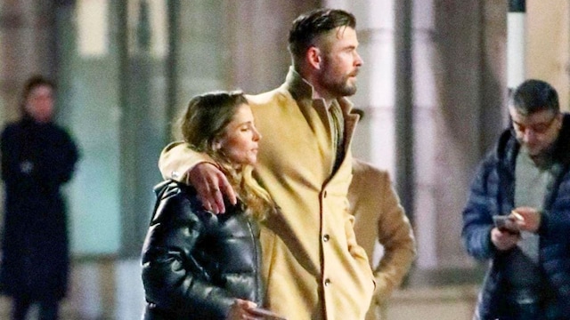 Chris Hemsworth and Elsa Pataky in London