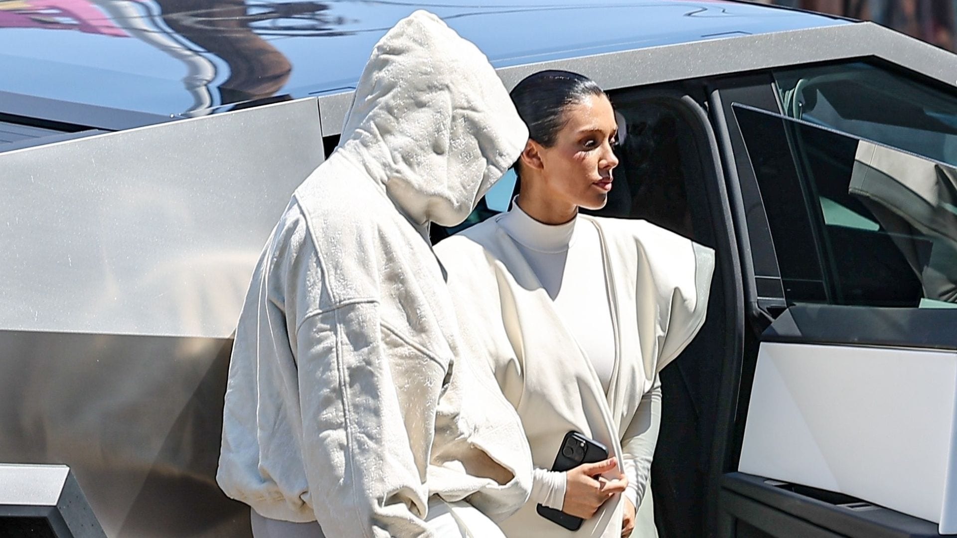 Kanye West and Bianca Censori are back in Tokyo in matching outfits after spending the holidays in LA