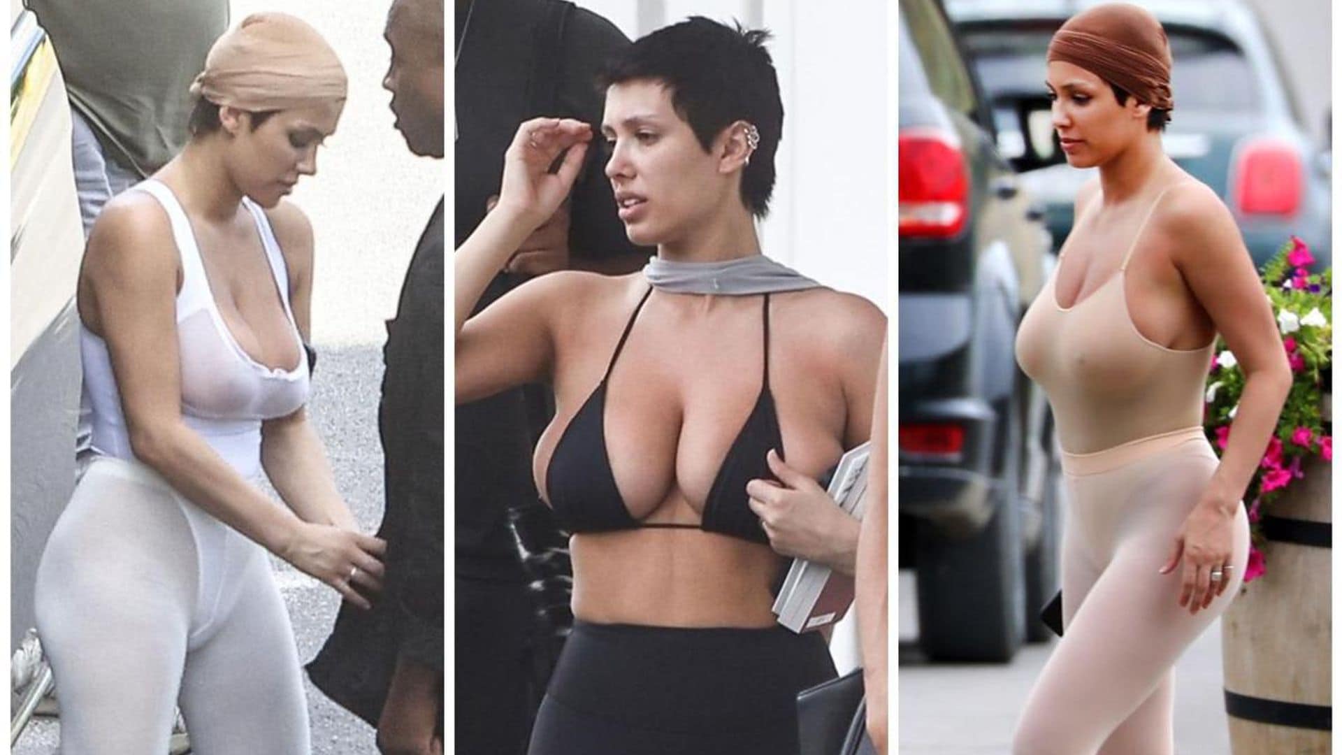 All the Bianca Censori's transparent and suggestive looks that ignited controversy in Italy