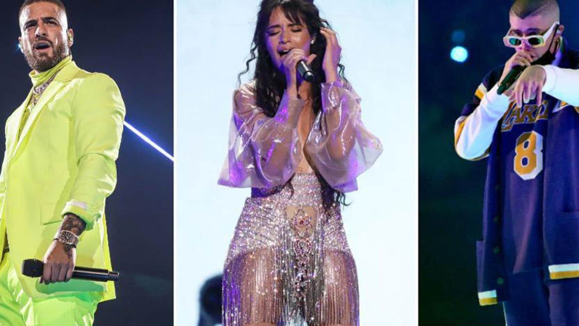 Maluma, Camila Cabello and Bad Bunny bring Latin power to the 2020 Grammys