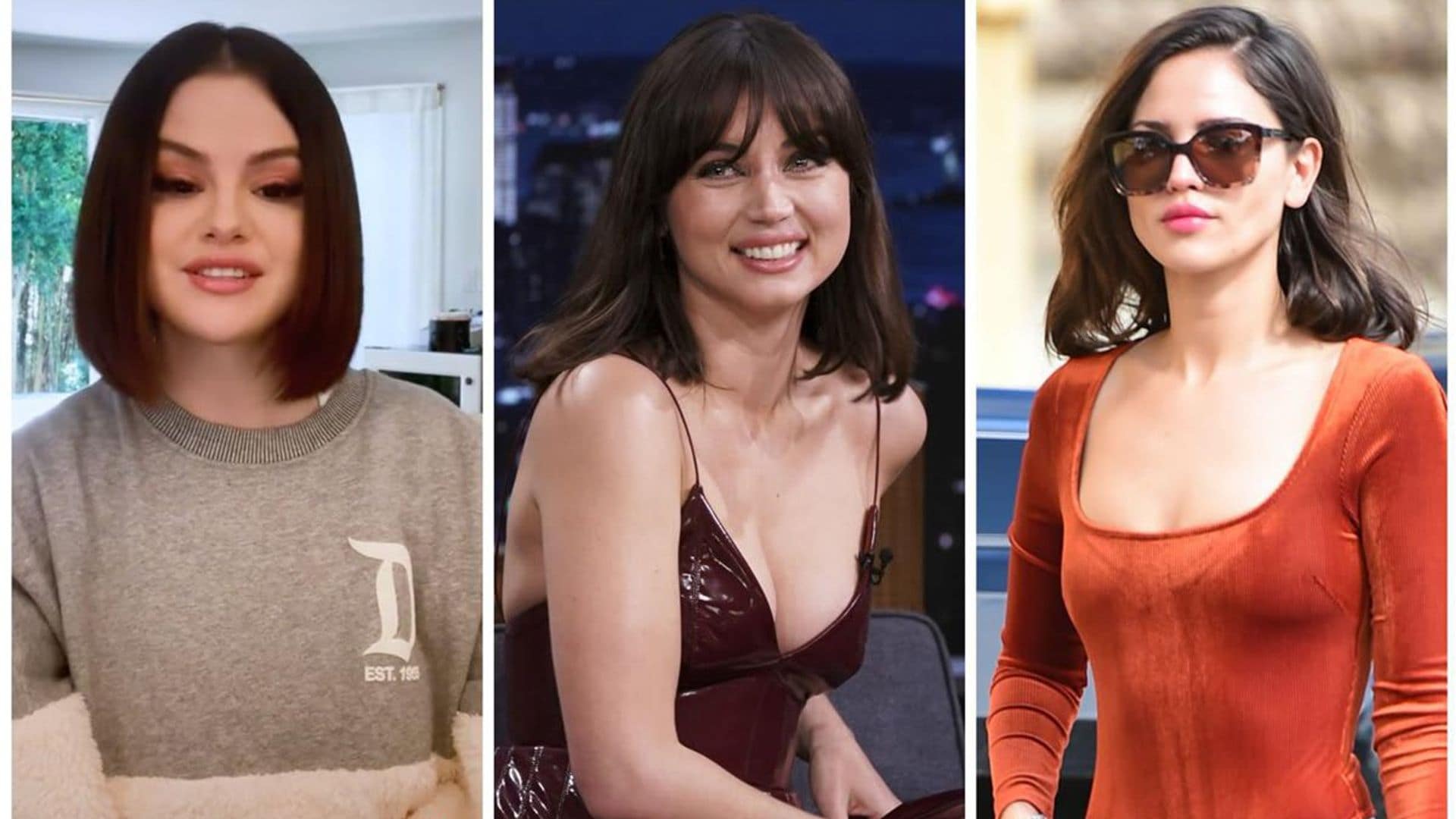 Selena Gomez, Ana de Armas and Eiza González are bob haircut goals