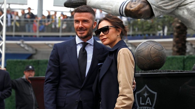 Los Angeles Galaxy Unveil David Beckham Statue