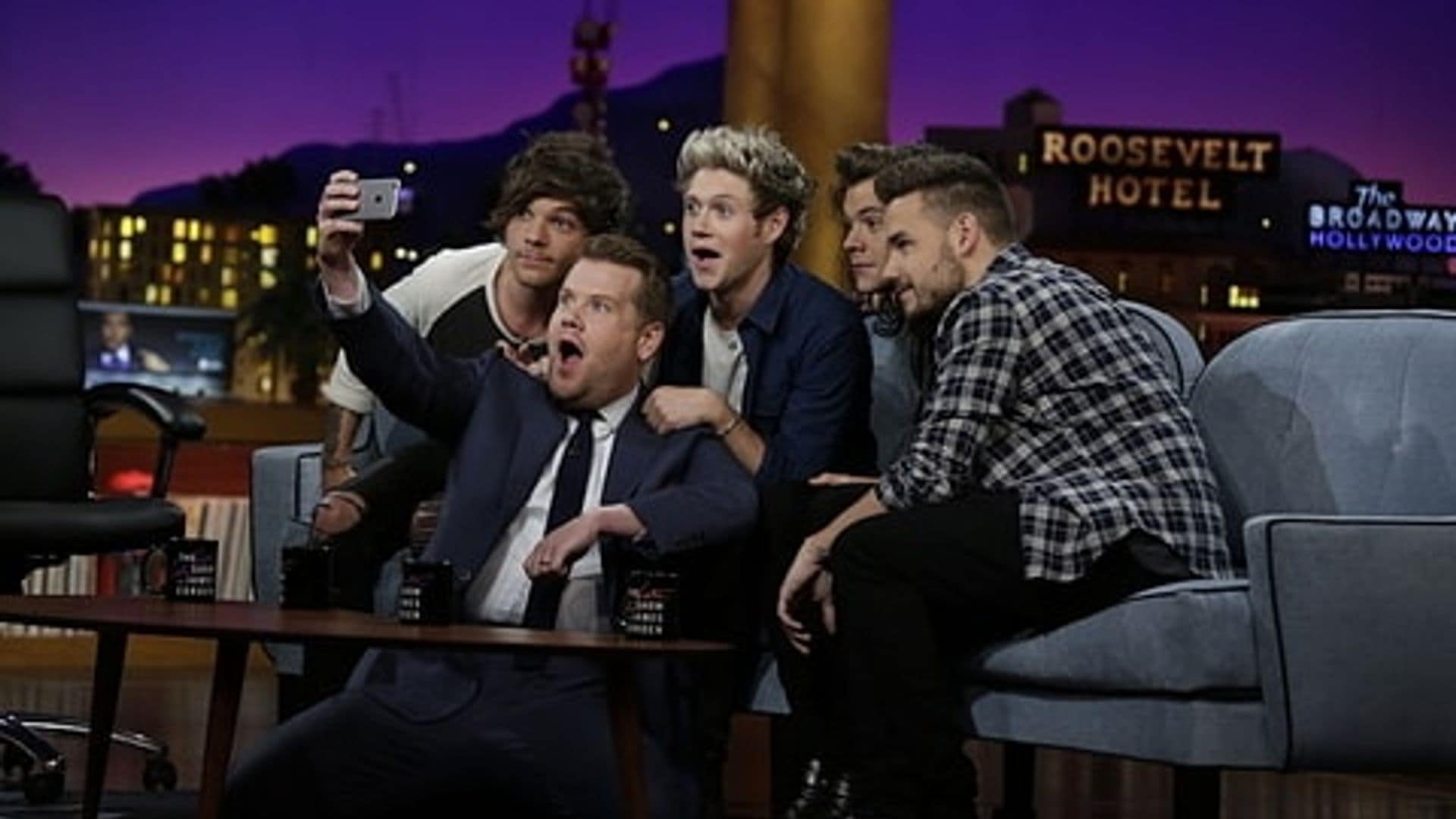 James Corden credits One Direction show visit to Louis Tomlinson's mother