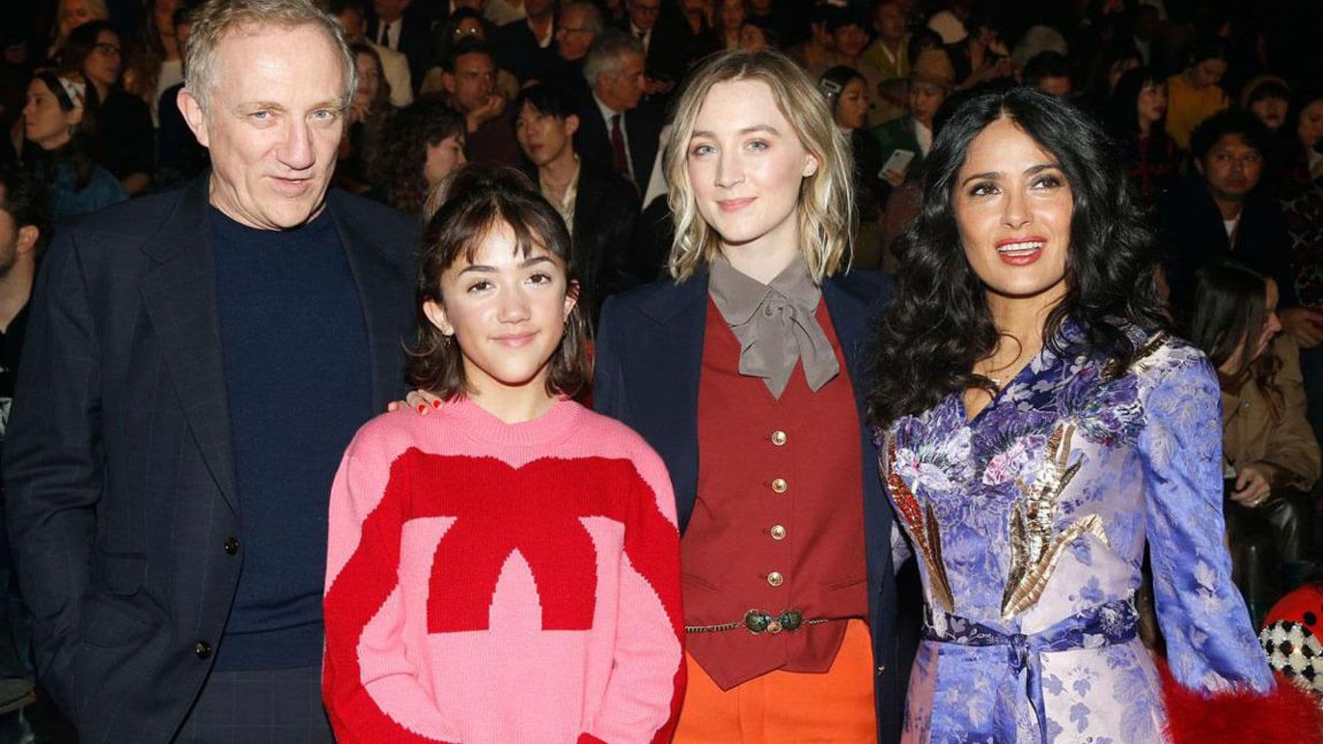 Salma Hayek daughter Valentina Paloma with Saoirse Ronan