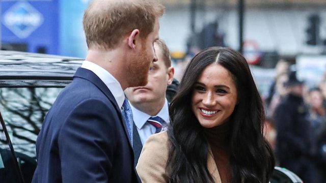 Meghan Markle and Prince Harry make first public appearance of new year