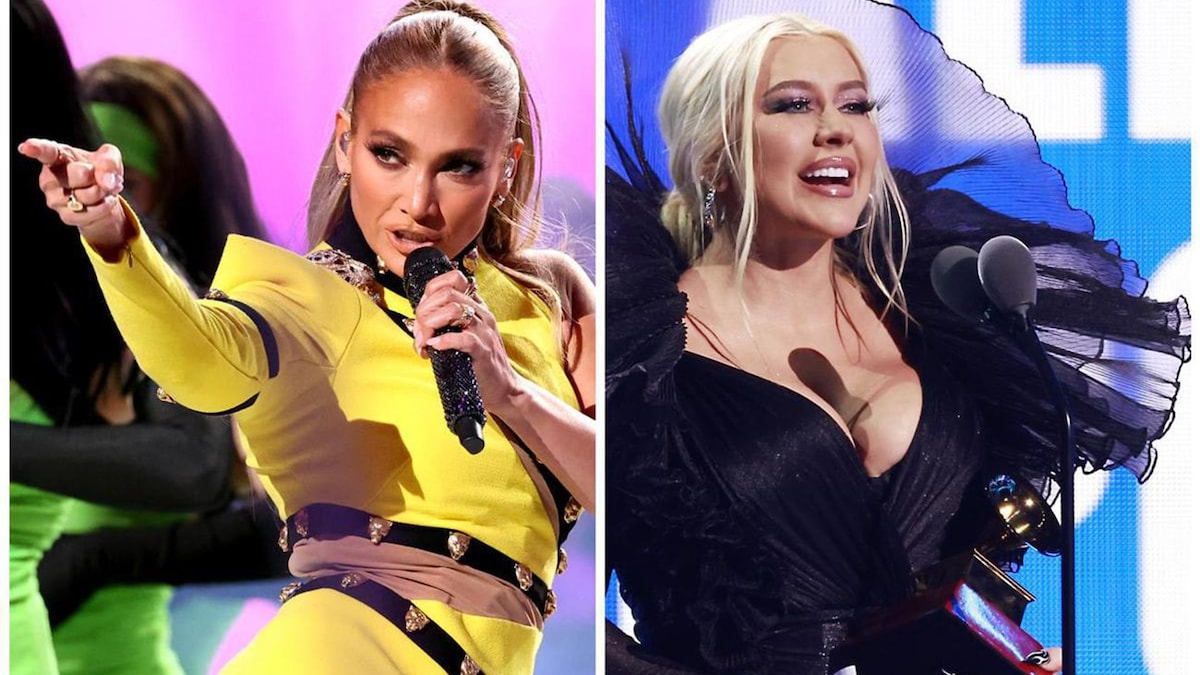 Jennifer Lopez confirms Christina Aguilera replaced her on iconic kiss ...