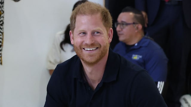 BOGOTA, COLOMBIA - AUGUST 16: Prince Harry, Duke of Sussex is seen at a Training Session with Invictus Games Team Colombia at the Centro de RehabilitaciÃ³n Inclusiva during The Duke and Duchess of Sussex's Colombia Visit on August 16, 2024 in Bogota, Colombia.  (Photo by Eric Charbonneau/Archewell Foundation via Getty Images)