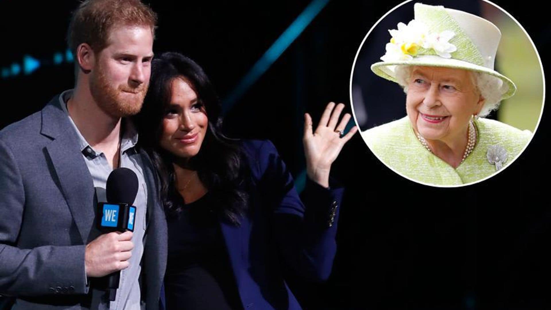 The Queen is privately visiting Meghan and Harry to help them cope with pressures of royal life