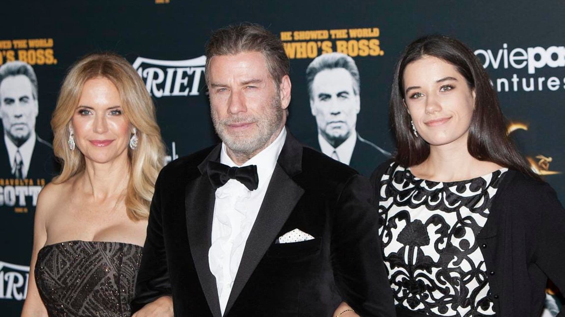 John Travolta’s first family picture since his wife Kelly Preston’s death