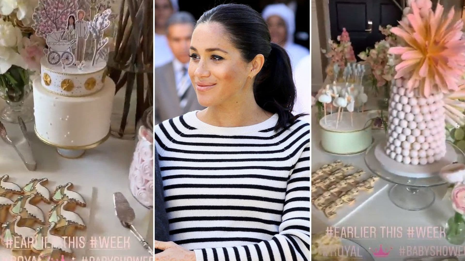 Meghan Markle's baby shower dessert table revealed in video