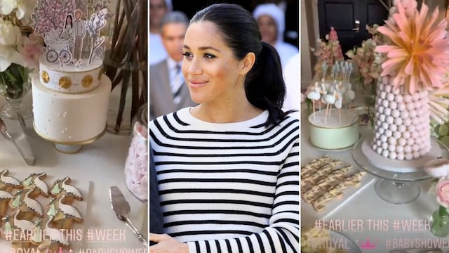 meghan baby shower video