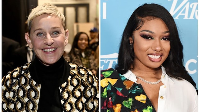 Ellen DeGeneres andMegan Thee Stallion