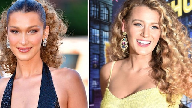 Blake Lively con curly hair