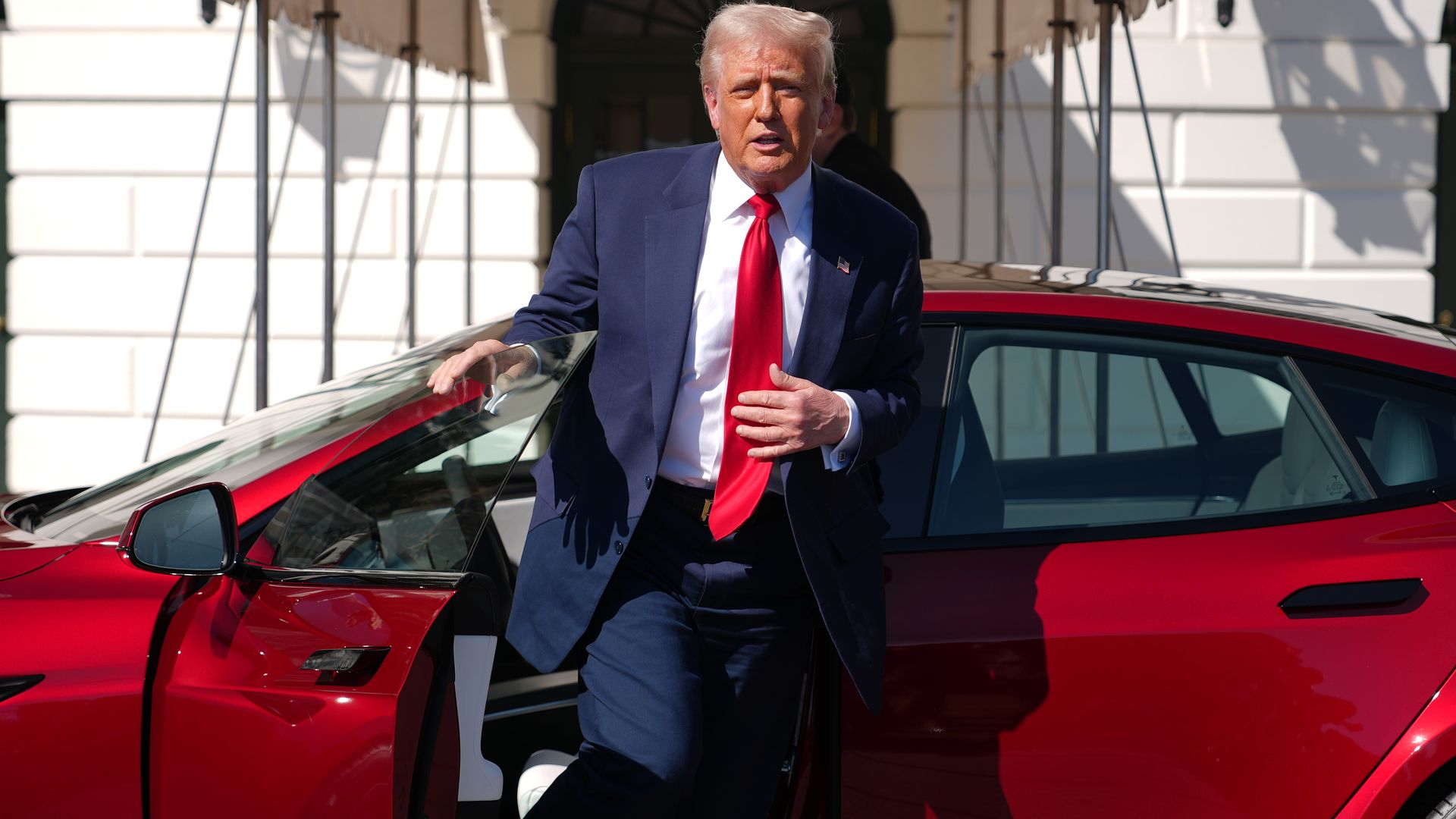 President Donald Trump buys a Tesla, but says he's not allowed to use it—Find out who will!