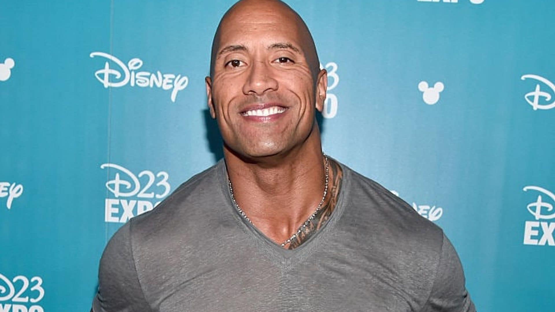 Dwayne Johnson moved to tears when meeting a baby who had open-heart surgery