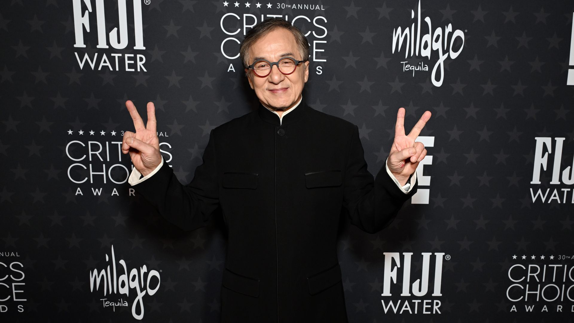 Jackie Chan gets standing ovation during rare appearance at Critics Choice Awards 2025