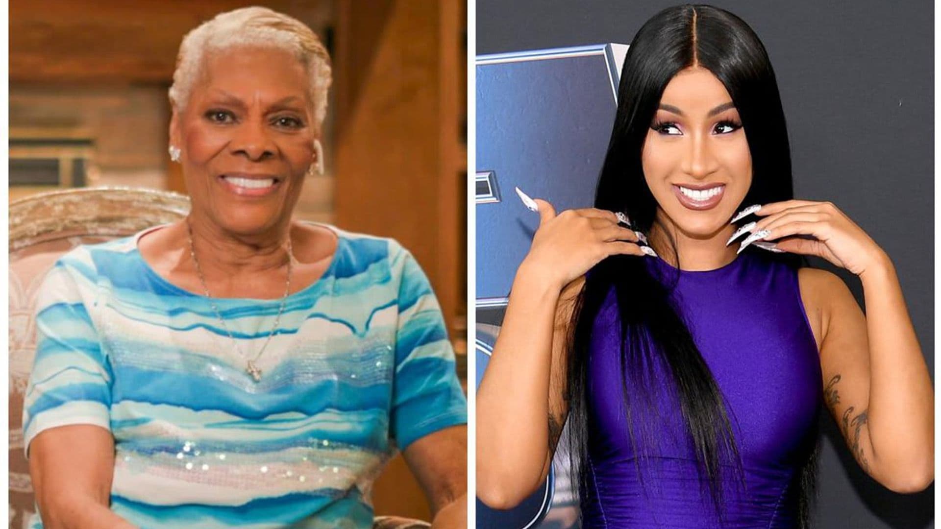 Singer Dionne Warwick got introduced to Cardi B, and now she has some questions