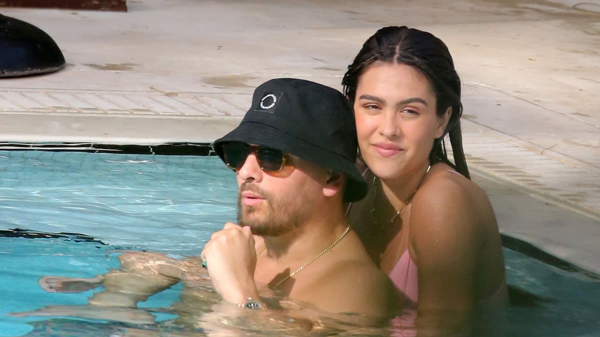 Scott Disick and Amelia Hamlin take their love to Miami and spend their Easter Sunday at the beach