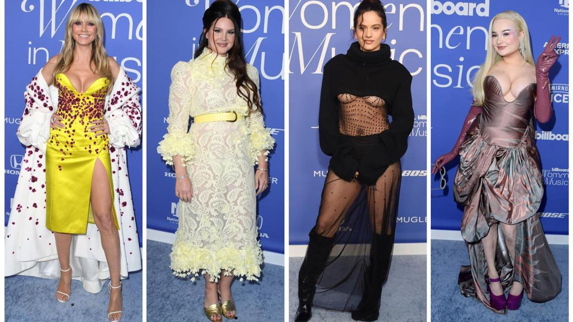 Fashion moments at Billboard Women in Music: Becky G, Rosalia, Lana Del Rey, and more