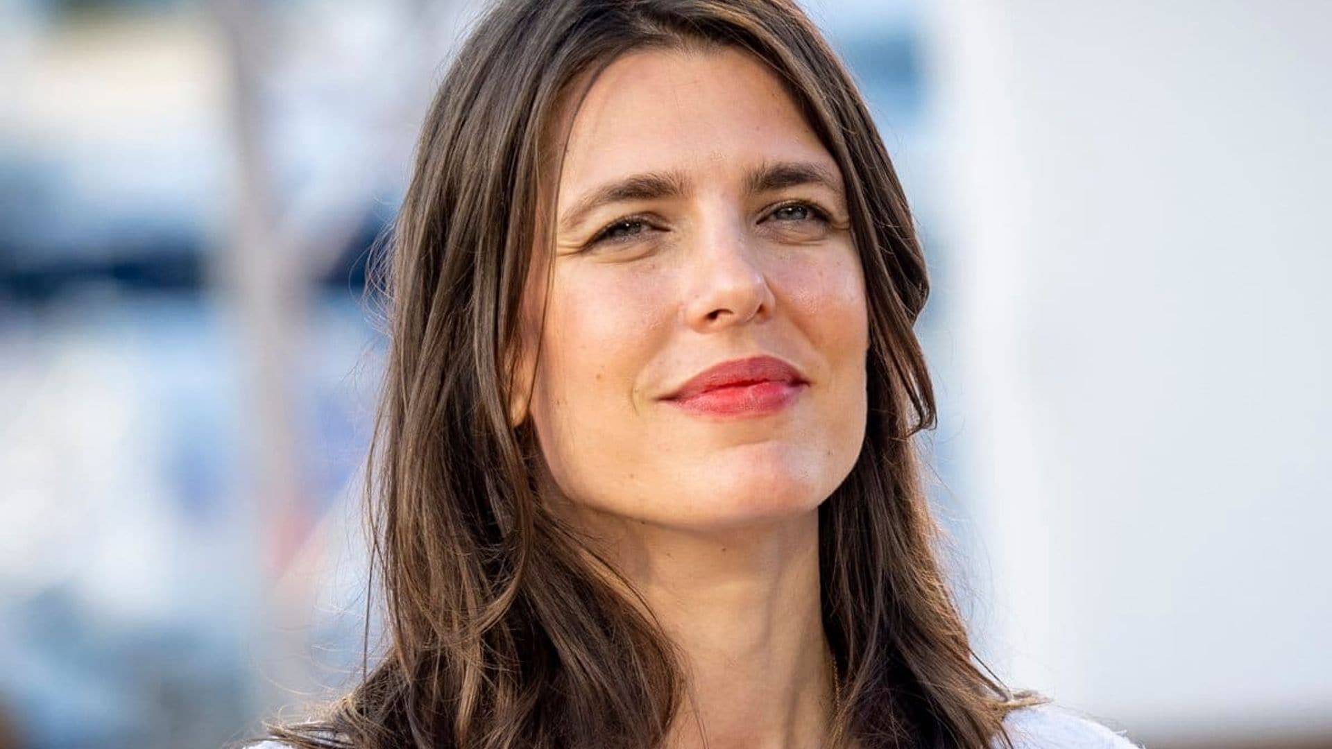 Charlotte Casiraghi’s mother-in-law and sister Princess Alexandra hit fashion show in Paris