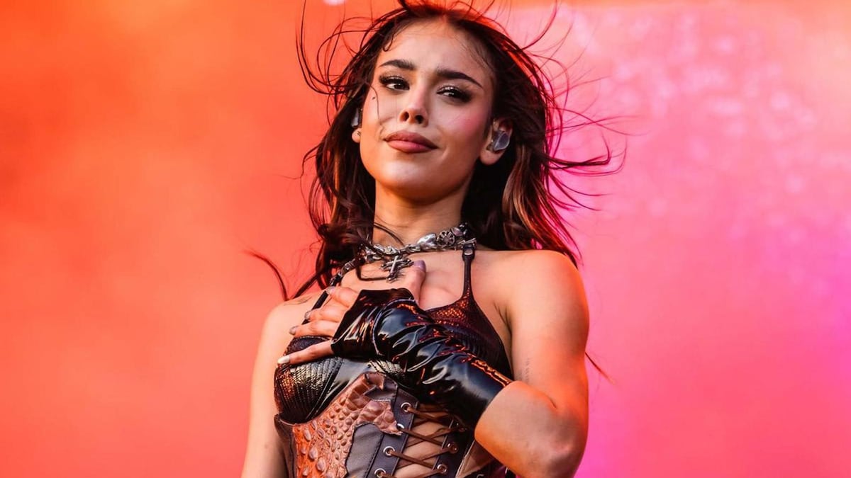 Danna Paola shares emotional statement in her concert