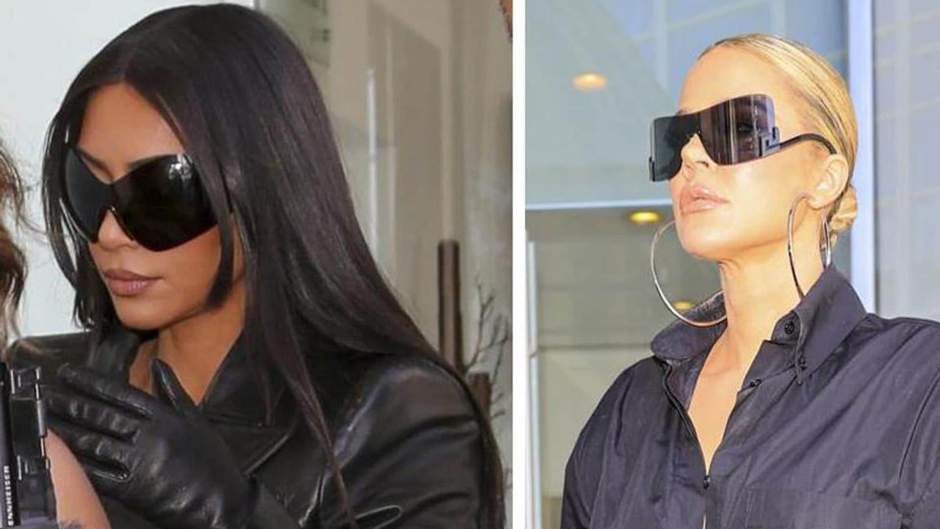Who wore it best? Khloe Kardashian and Kim Kardashian sizzle in matching black outfits